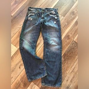 Silver Jeans Zac Relaxed fit Distressed Jeans